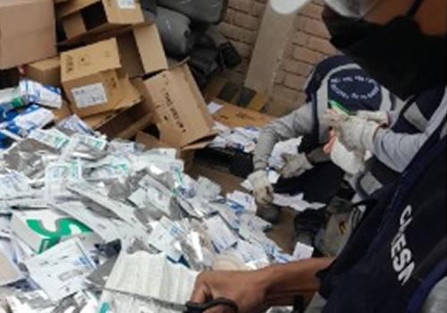 destruccion medicamentos deteriorados peru