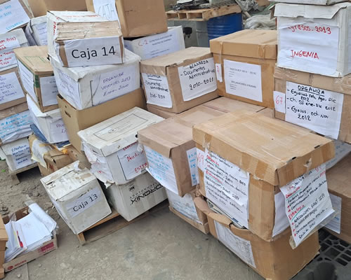 destruccíon certificada documentos peru