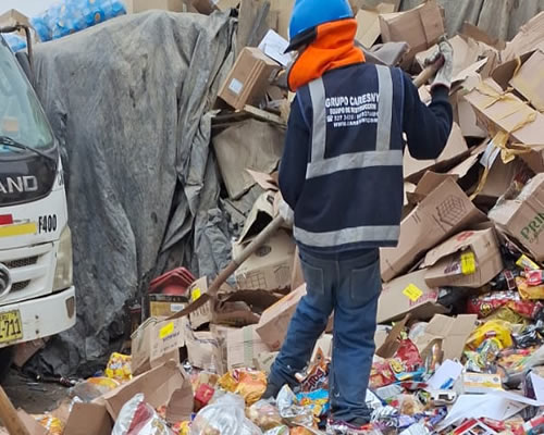 servicio destruccion alimentos vencidos